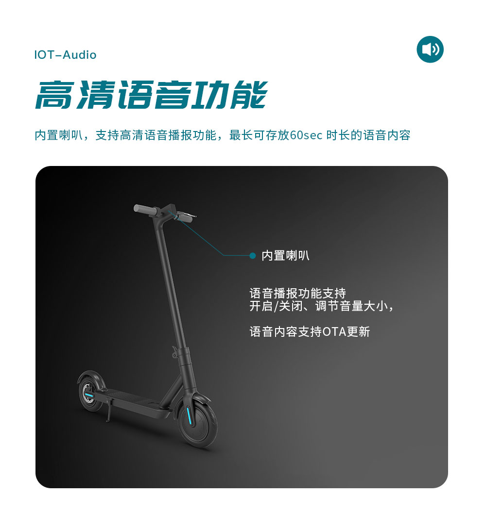 智能共享電動滑板車